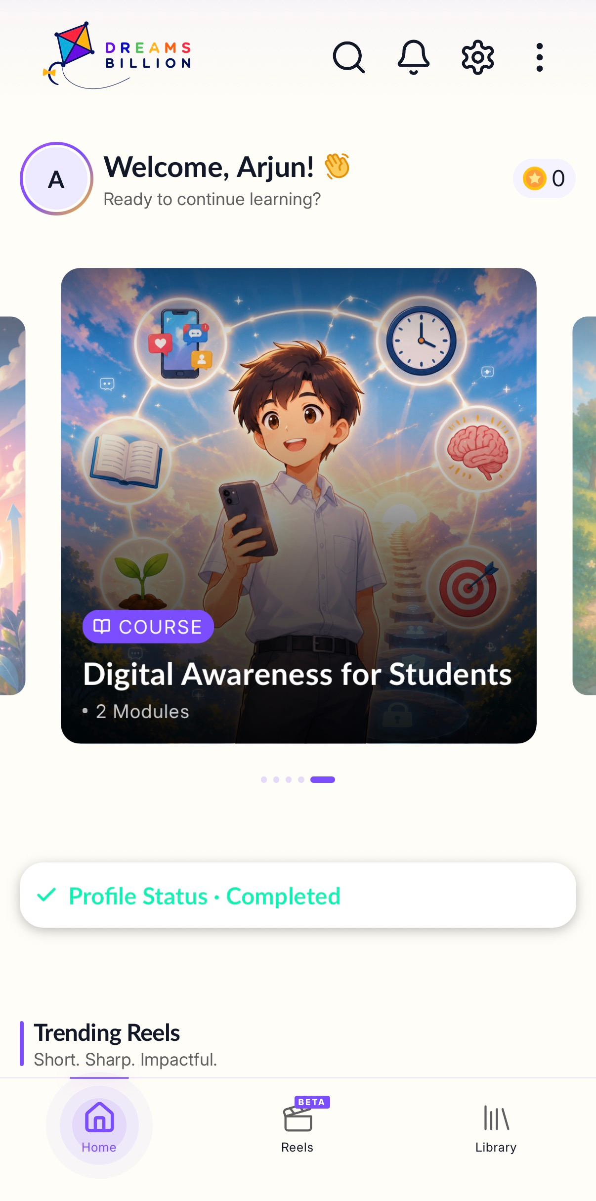 Dreams Billion Learning Platform